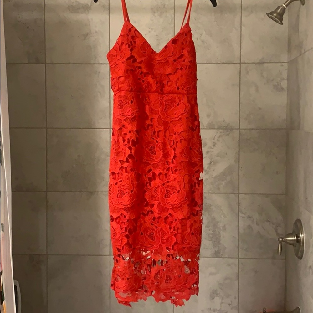 NWT Red Boohoo Dress